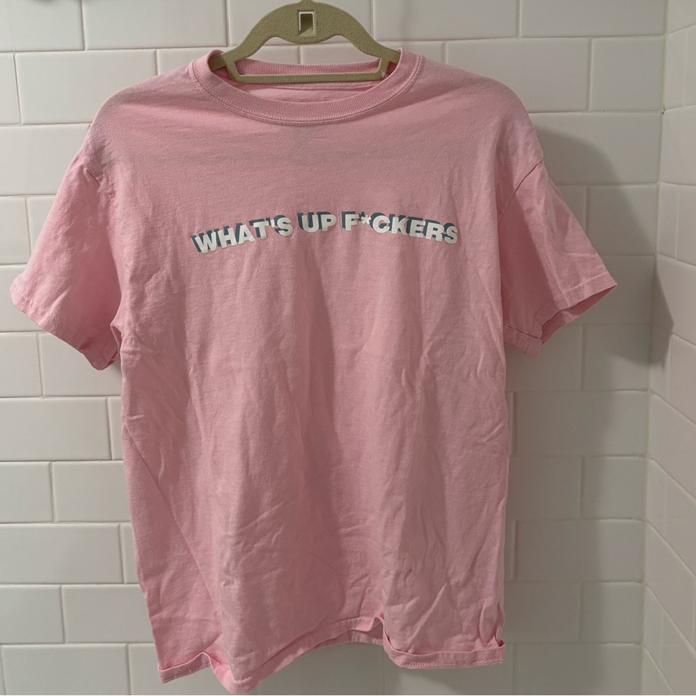 Pink Graphic Men's T-Shirt